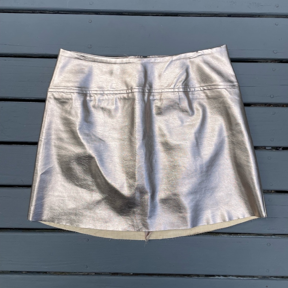 metallic skirt